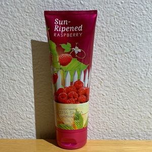 Brand new sun-ripened raspberry shea body cream